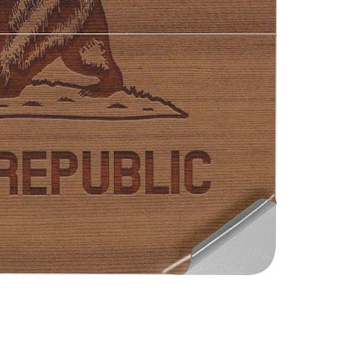 California Wood Flag Surface Laptop Studio Skin